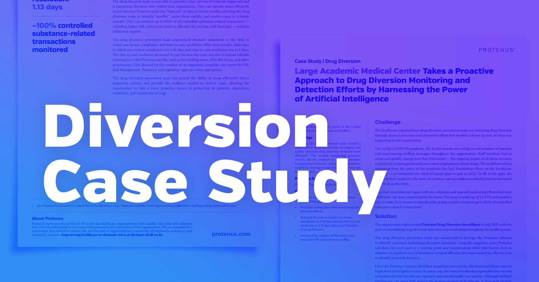 Large Academic Medical Center Takes a Proactive Approach to Drug Diversion Monitoring and Detection Efforts by Harnessing the Power of Artificial Intelligence