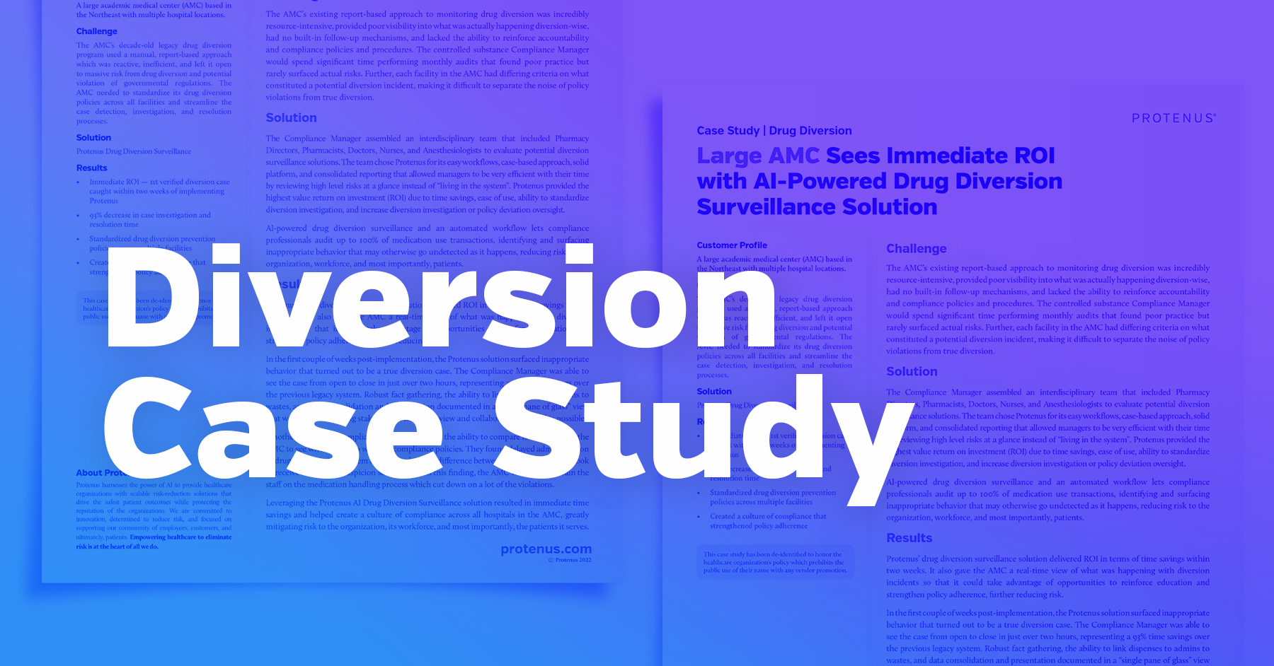 Large AMC Sees Immediate ROI with AI-Powered Drug Diversion Surveillance Solution